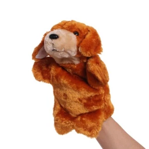 Cartoon Dog Animal Hand Puppet Plush Preschool Toys Cute Glove Doll For Children - Picture 1 of 7