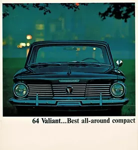 1964 Plymouth Valiant Signet V-100 V-200 Wagon Vintage Dealer Sales Brochure - Picture 1 of 1