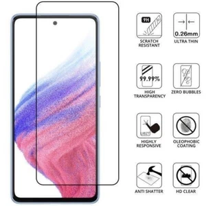 Tempered Glass Screen Protector For Samsung  A13, A14, A34, A54, S21, S20 Tab A8 - Picture 1 of 3