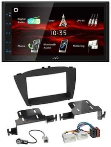 JVC USB Bluetooth MP3 DAB 2DIN Autoradio für Hyundai ix35 (ab 2013) - Bild 1 von 8