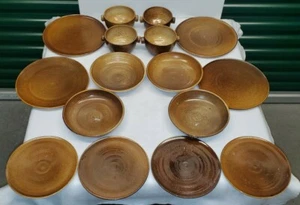 Fontgombault Abbazia Francia monaci benedettini 16 pezzi ceramica rara - Foto 1 di 12