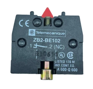 Telemecanique ZB2-BE102 Contacto Bloque 10A 600V 1P Xac Tornillo Spst Nc Harmony - Imagen 1 de 10