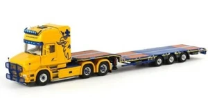 WSI for Scania 4 Torpedo Topline 6x4 Nooteboom semi Dieplader trailer 1/50 MODEL - Picture 1 of 2