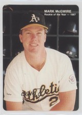 1989 Oakland Athletics Rookies of the Year Food Issue Mark McGwire #2