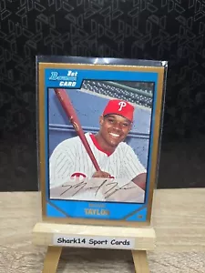 2007 Bowman Draft Pick Michael Taylor Gold Rookie #BDPP37 - Picture 1 of 2