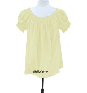 Chemise Blouse Cotton Gauze Peasant Shirt Renaissance Costume Halloween medieval - Picture 1 of 115