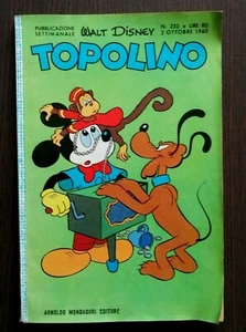 "TOPOLINO numero 253" Walt Disney 1960 con FIGURINE - Picture 1 of 2