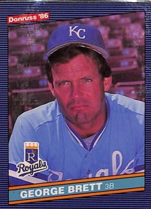 1986 Donruss  # 53 George Brett  NM