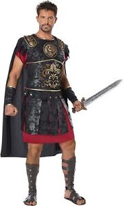 Roman Warrior Gladiator Soldier Spartan Fancy Dress Up Halloween Adult Costume
