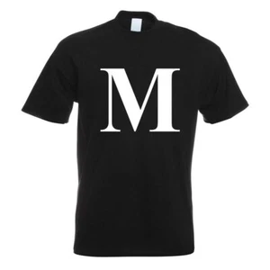 Buchstabe M - Alphabet  T-Shirt Motiv bedruckt Funshirt Design Print - Picture 1 of 19