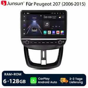 10.1" Android 13 6+128G Für Peugeot 207 2006-2015 Autoradio BT Carplay DAB+ WIFI - Bild 1 von 12