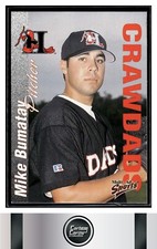Mike Bumatay 2000 Multi-Ad Hickory Crawdads Update #20 Pittsburgh Pirates