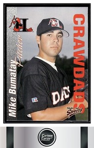 Mike Bumatay 2000 Multi-Ad Hickory Crawdads Update #20 Pittsburgh Pirates