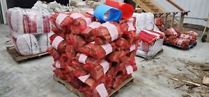 100pcs Firewood Bags MESH FIREWOOD BAGS .75 CUBIC FOOT FREE SHIPPING