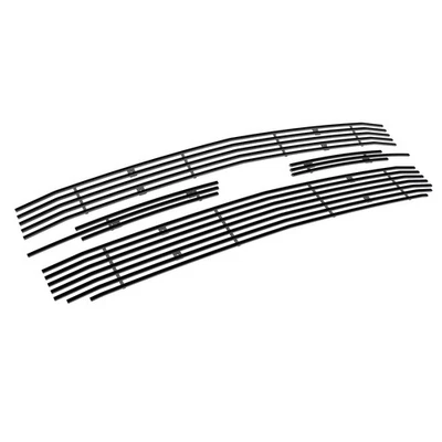 Para Chevy Silverado 1500 RST/LT 19-22 Superior Inoxidable Negro Billet Parrilla Inserto Foto 1 de 4