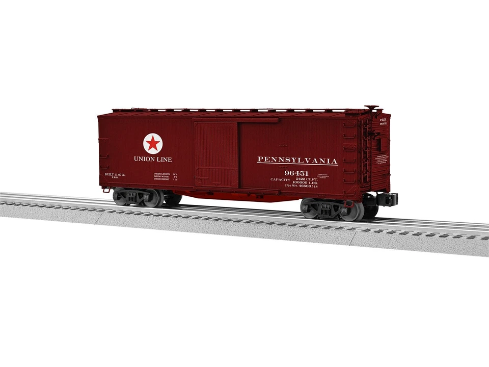 Lionel 2426210 O Scale Pennsylvania Railroad Double Sheathed Boxcar 96451 - Image 1 of 1