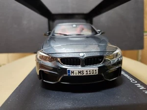 1:18 Paragon BMW 4er M4 F82 Convertible Dealer Edition Gray Diecast - Picture 1 of 11