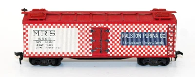 Vintage Main Line Models HO 40' Wood Reefer Craftsman Kit Built Ralston Purina - Image 1 of 4