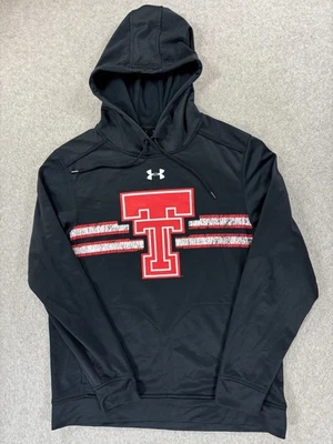 Texas Tech Red Raiders Under Armour Performance Hoodie Sweatshirt (Men's Medium) - Image 1 of 4