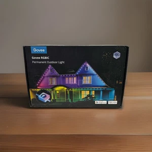 Govee - RGBIC Outdoor Permanent Outdoor Light 100ft Model H705A - Picture 1 of 6