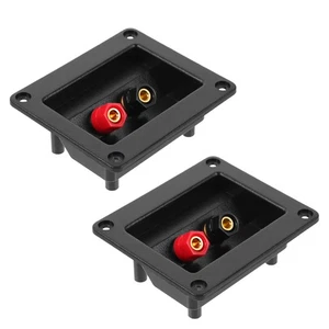 Caja de conexiones 2 piezas Altavoz Placa terminal Conector Poste de unión - Imagen 1 de 12