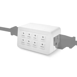 BN-LINK Indoor Countdown Timer with Repeat Function, 2-Outlets 15A/1875W - Picture 1 of 7
