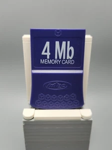 Intec Nintendo Gamecube Game Cube Purple 4Mb Memory Card - Picture 1 of 2