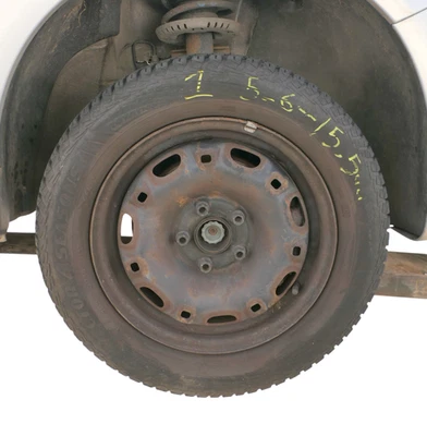 4x Fabia Felgen Reifen 165/70 R14 81T Allwetterreifen M&S 5jx14H2 ET35 5-8mm - Bild 1 von 4