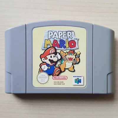 Paper Mario Nintendo 64 N64 Spiel Modul Game Cartridge - Bild 1 von 4