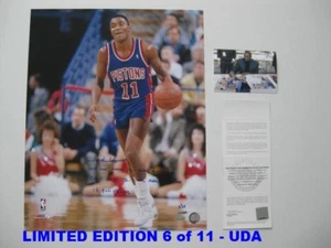 PISTONES DETROIT ISIAH THOMAS 16x20 Foto LIMITADA 6/11 - UDA  - Imagen 1 de 1