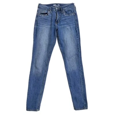OLD NAVY The Rockstar Junior Womens Jeans Size 4 Super Skinny Stretch High Rise - Image 1 of 4