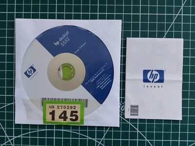HP Hewlett Packard Deskjet 5552 Printer Software CD Windows & Mac 2002 - Image 1 of 2