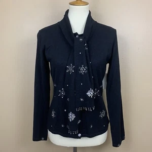 Vintage Heirloom Collectibles Sweater XL Christmas Collection Snowflake Scarf - Picture 1 of 15