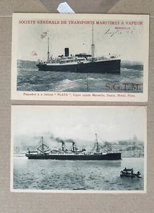 MARINA MERCANTILE PIROSCAFO SS-LOTTO 2 CARTOLINE-C65-157 - Picture 1 of 1