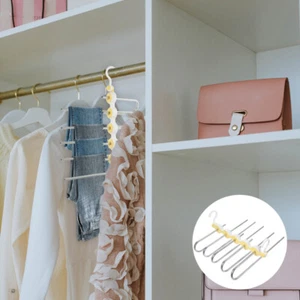 Trouser Hanger Pants Hanging Rack Multi Use Space Saving Hanger Ties Hanger - Picture 1 of 12