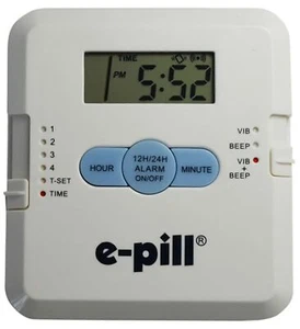 e-Pill 4 Alarm Pocket Pill Organizer and Medicine Pillbox with Pill Reminder ... - Picture 1 of 6