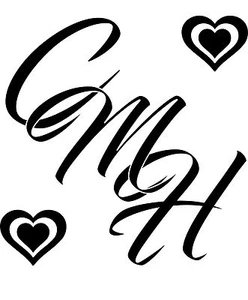 Custom  Monogram Initials Vinyl Decal sticker for car/truck laptop window custom - Picture 1 of 1