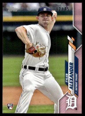 2020 TOPPS MINI PINK /25 Tyler Alexander Detroit Tigers #285 - Image 1 of 2