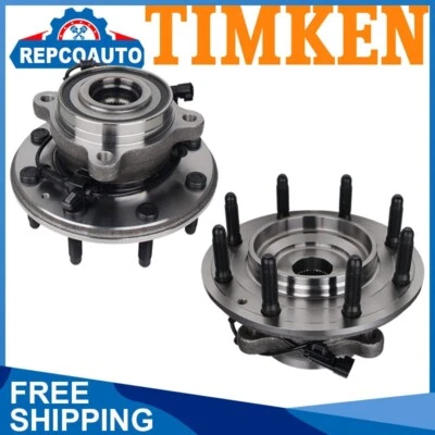 Cojinete de rueda delantera TIMKEN y buje diestro para Silverado 2500HD 3500HD 4x4 SRW con ABS Foto 1 de 4