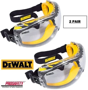 2 pr. Gafas de seguridad DeWalt DPG82-11 protectoras antiniebla transparentes Z87+ - Imagen 1 de 5