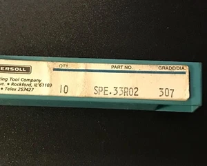 Insertos de fresado Ingersoll - carburo - recubiertos - Imagen 1 de 2