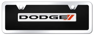 Dodge Stripe Name Plate Mini Acrylic Kit License Plate Frame Official Licensed - Bild 1 von 2