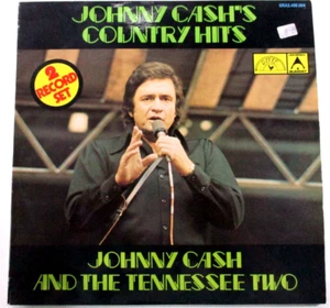 Johnny Cash Country Hits 33RPM Vinyl 2 Records Summit Records 1975 Tested - Picture 1 of 14
