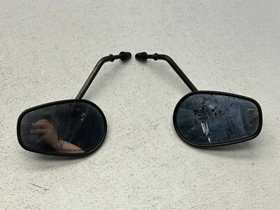 JUEGO DE ESPEJOS RETROVISORES LATERALES IZQUIERDO DERECHO HARLEY DAVIDSON TOURING DYNA SOFTAIL OEM Foto 1 de 4