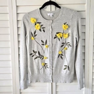 Charter Club Knit Cardigan Sweater Women's S Cottagecore Coquette Feminine - Picture 1 of 10