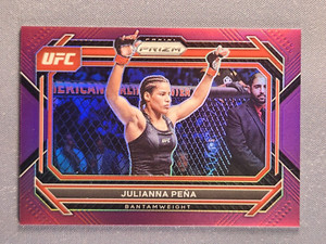 2023 Panini Prizm UFC #5 Julianna Pena Purple Prizm /149 SSP
