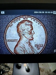 1982-D Lincoln Copper Penny, 3.1 Grams,large Date - Picture 1 of 3