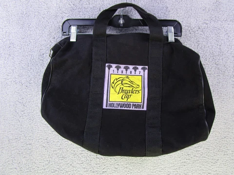 Vintage Horse Racing 1987 Breeders Cup Travel Tote Bag Hollywood Park VERY RARE Cover