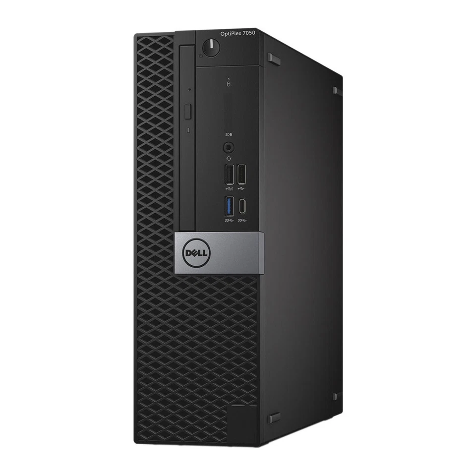 Dell OptiPlex 7050 Core i7-7700 3.6GHz 16GB RAM 256GB NVMe 2TB HDD Windows 10 PC - Image 1 of 4