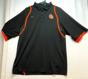 Nike Team Oregon State Beavers Shirt Herren XL Polo Fit Dry Kurzarm Schwarz - Bild 1 von 11